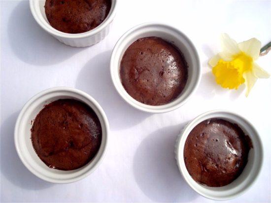 Čokoládové soufflé s Amarettem