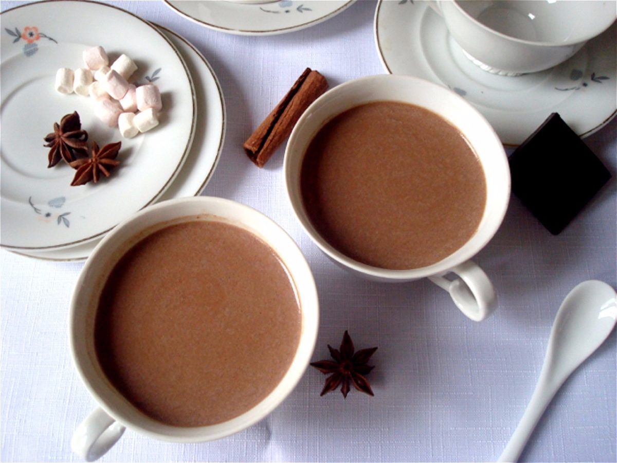 Voňavá horká čokoláda