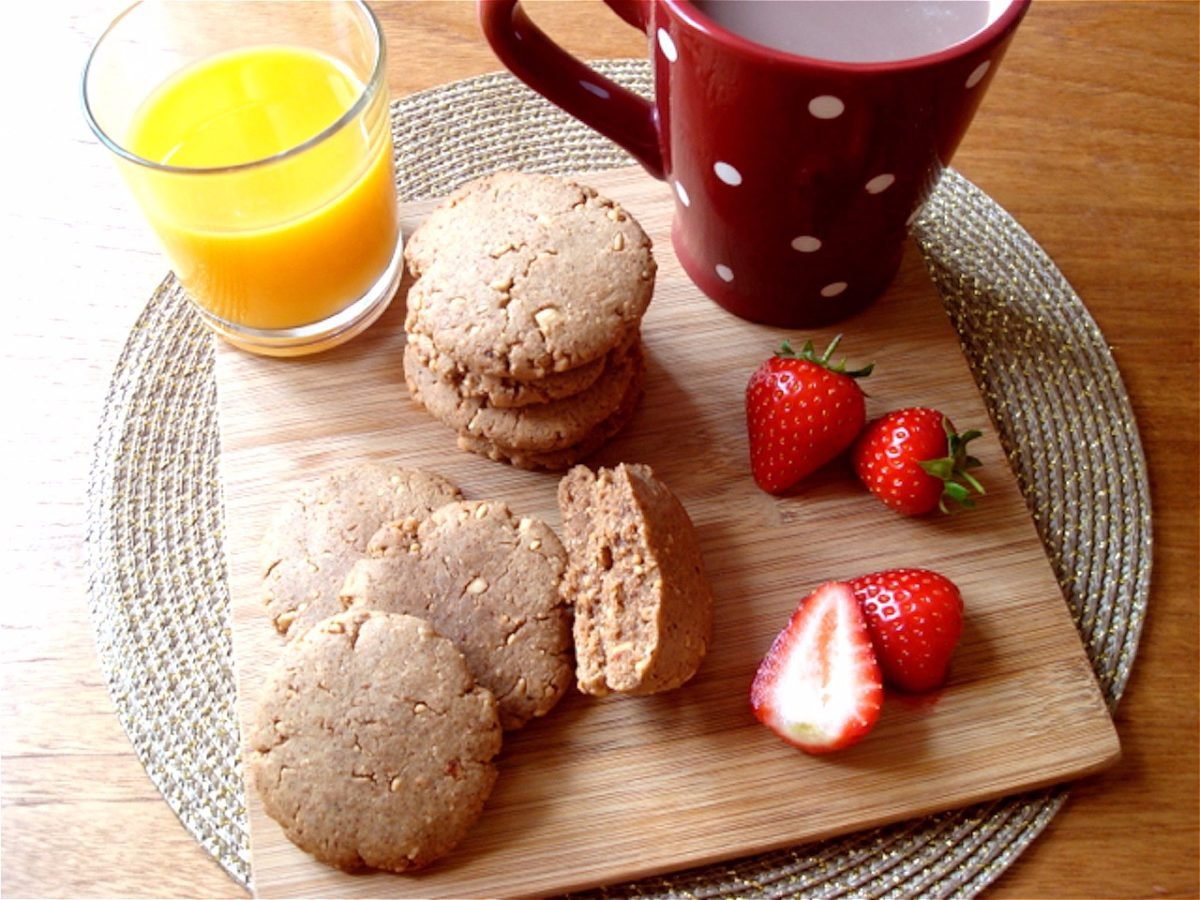 Cookies z mandlového másla s javorovým sirupem