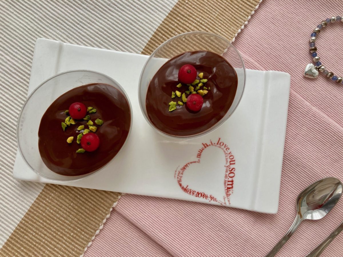 Panna cotta s ganache